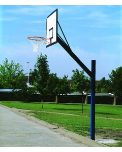 Outdoor socketed / permanent cantilever basketball goals