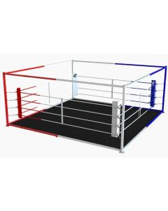 Floor boxing ring - freestanding