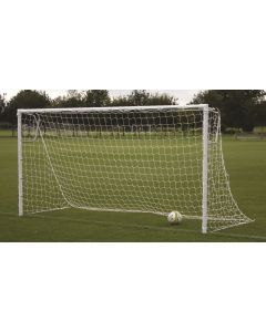 Heavyweight steel 9v9 socketed football goals