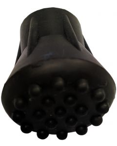 Walking stick foot, pot rubber foot, for PE equipment 19mm 3/4 inch diameter